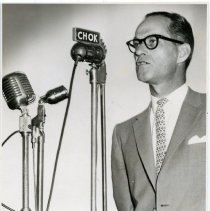 Marshall Gowland and CHOK Microphone